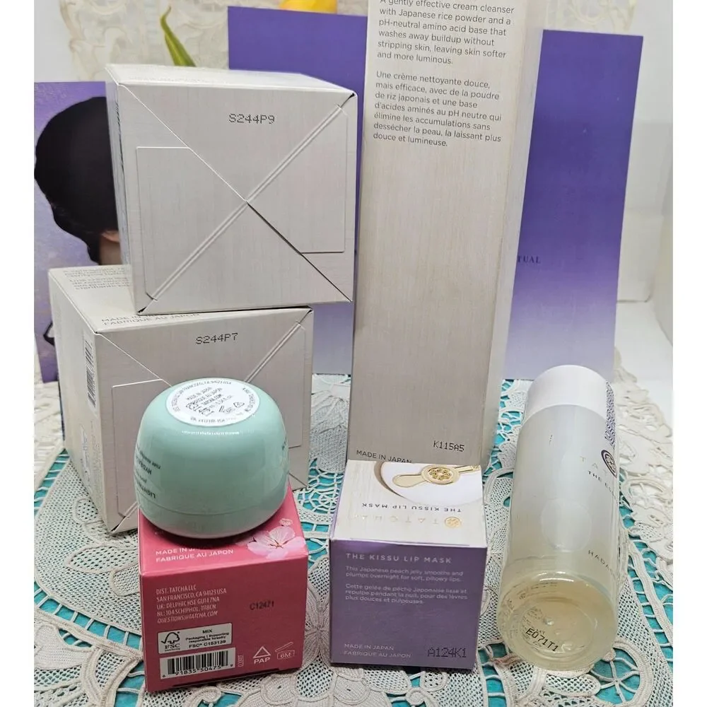 TATCHA SKINCARE BUNDLE 7PC NEW
